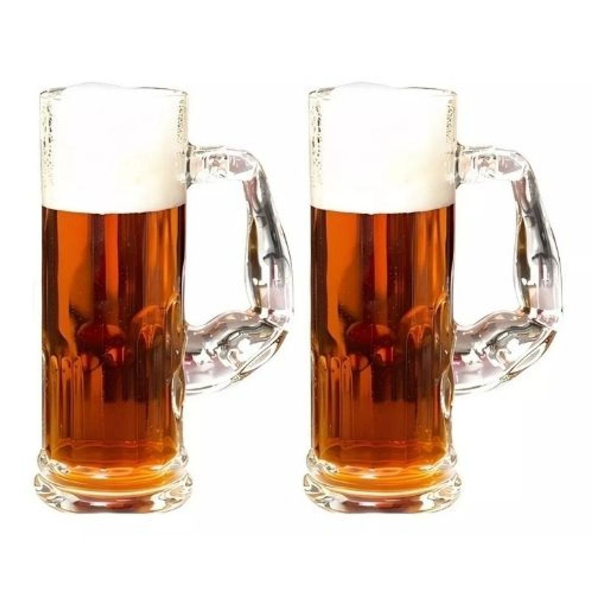 GENERICO - Set 2 Vasos Musculosos para Cerveza 600 ML