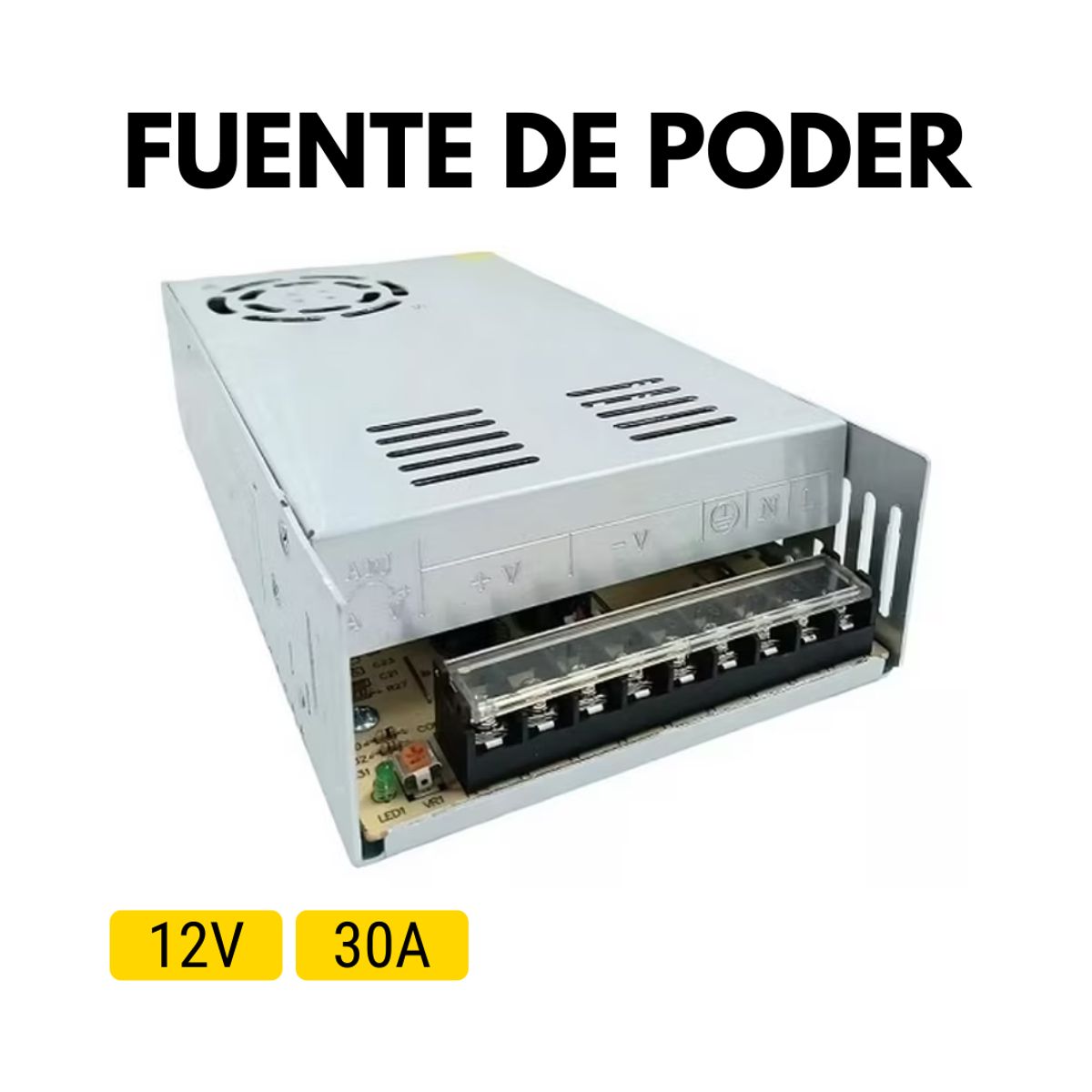 GENERICO - Fuente de poder 12V 30A