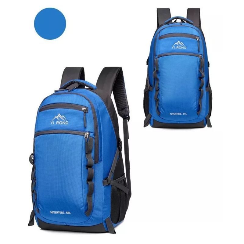 GENERICO - Mochila Impermeable De 50L Para Trekking Camping Montañismo