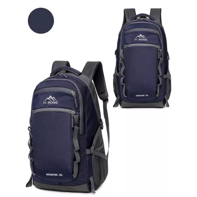 GENERICO - Mochila Impermeable De 50L Para Trekking Camping Montañismo
