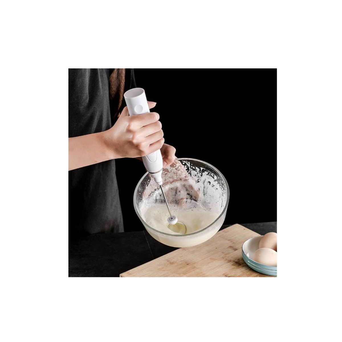 GENERICO - Mini Batidor Revolvedor De Café Espuma Huevo Recargable