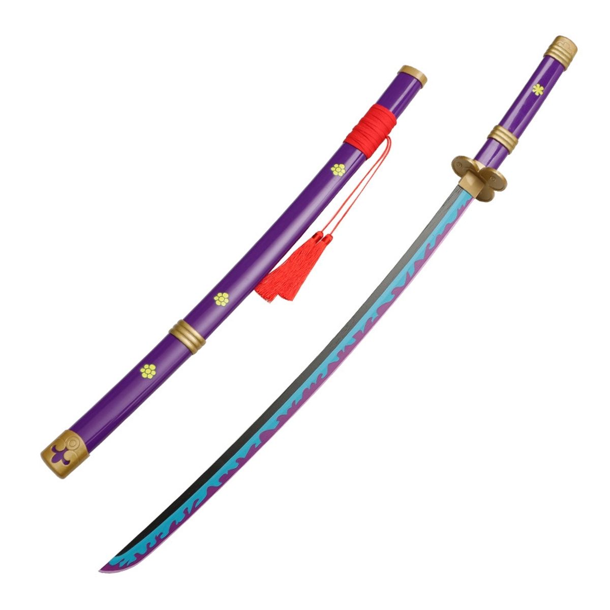 ZG STORE - Espada Katana One Piece Enma Cosplay Zoro Oden Madera