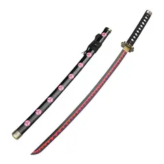 GENERICO - Espada Katana One Piece Shusui Cosplay Zoro Ryuma Madera