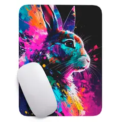 GENERICO - Mouse Pad Conejo Arte de animales - 17cm X 21cm D13