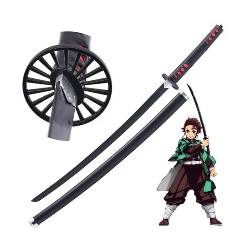GENERICO - Katana Acero Tanjiro Kamado Kimetsu No Yaiba Demon Slayer