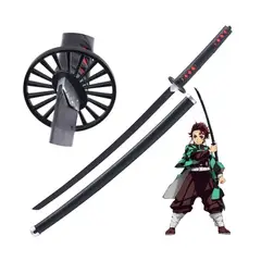GENERICO - Katana Acero Tanjiro Kamado Kimetsu No Yaiba Demon Slayer