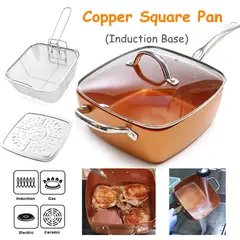 MOVI - Olla y Sarten 2 en 1 de Cobre Multiuso