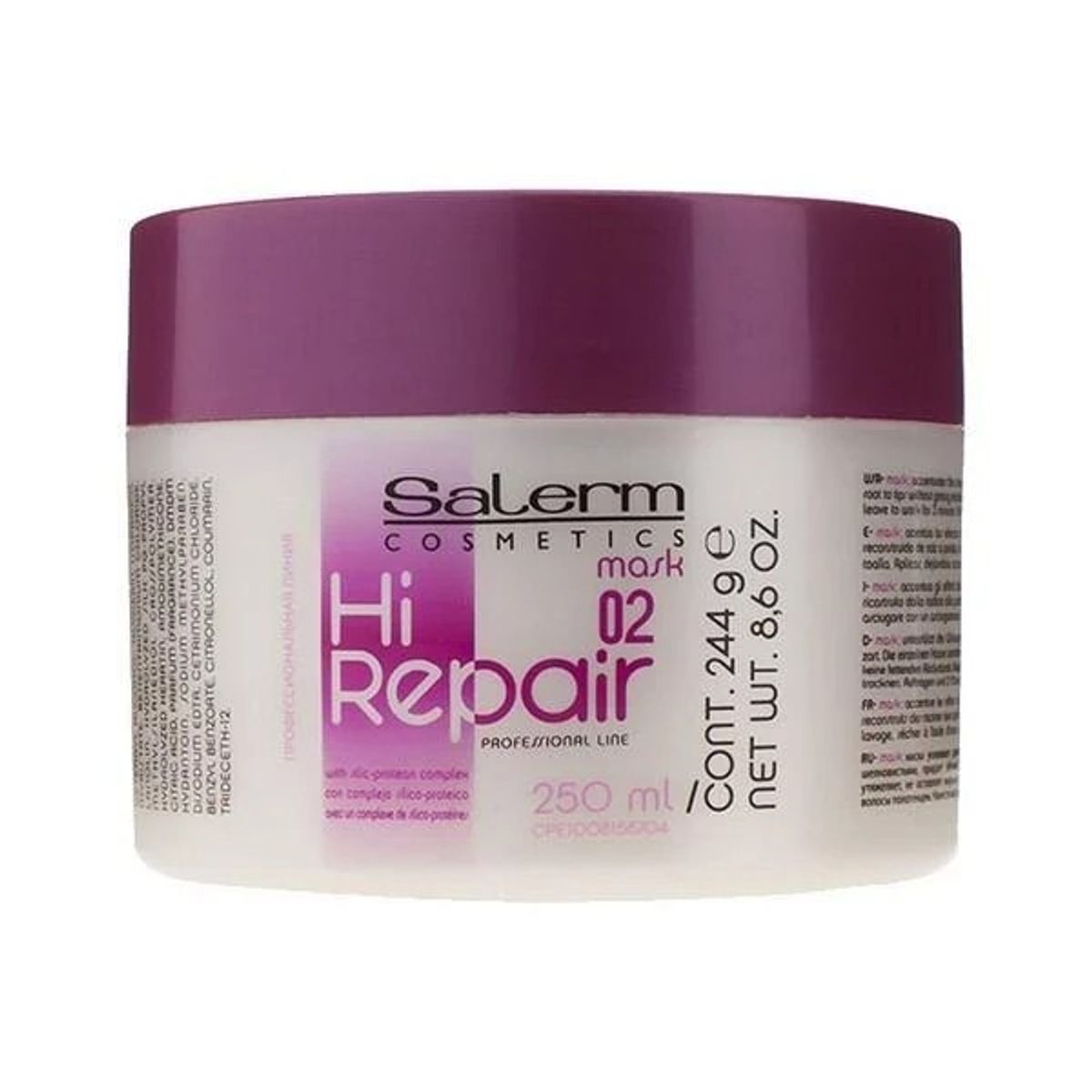 SALERM - Salerm Mascarilla Tratamiento Hi Repair 250ml Crema Capilar.-