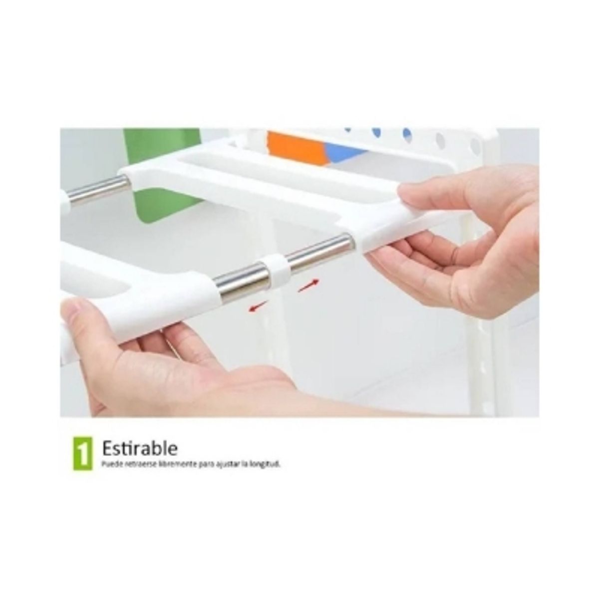 GENERICO - Organizador Multiuso Estante Ajustable Cocina Baño Casa