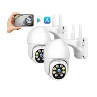 Pack x2 Cámara Ip Movimiento Exterior Infrarrojo Impermeable Wifi Full Hd