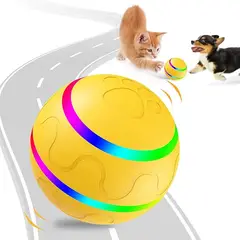 GENERICO - Pelota para Perros Inteligente Recargable - Amarilla