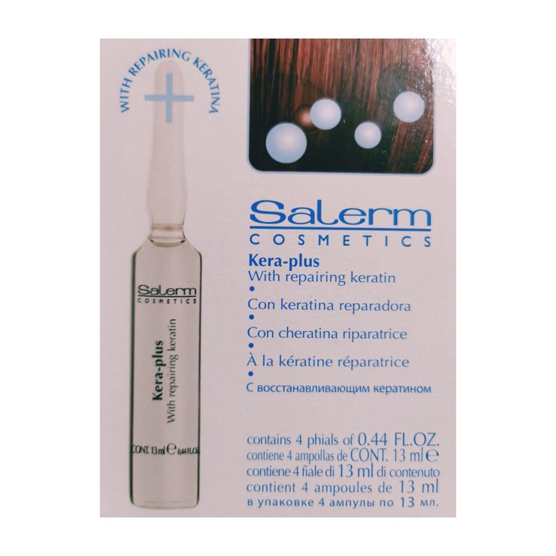 SALERM - Salerm Ampollas Keratina Reparadora Kera-plus 4x13ml