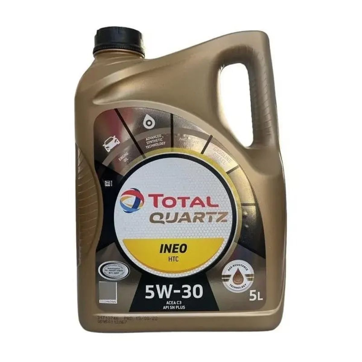 TOTAL - Aceite Total Htc 5w30 5 Litros Peugeot Citroen Bluehdi