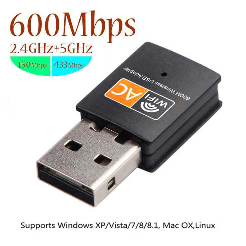 GENERICO - Adaptador Receptor Antena Wifi Usb 2.4 Ghz Pc Para Notebook