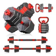 YEP S - Mancuernas 10 Kg Ajustables Set Completo Rusa kettlebell