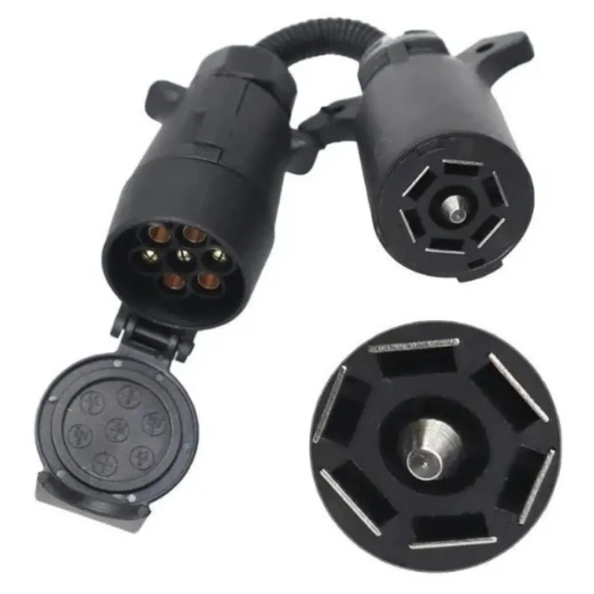 GENERICO - Adaptador Enchufe Vehículo Americano Remolque Europeo