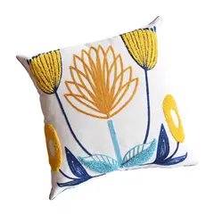 MANDIRHOME - Funda de Cojín Bordado Amanecer 45x45cms