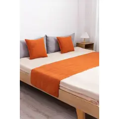 ANGELES DEL HOGAR - Pieceras Plush + 2 Fundas De Cojin 2 plazas/King