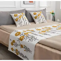 ANGELES DEL HOGAR - Piecera Bordada con diseño 2plazasKing