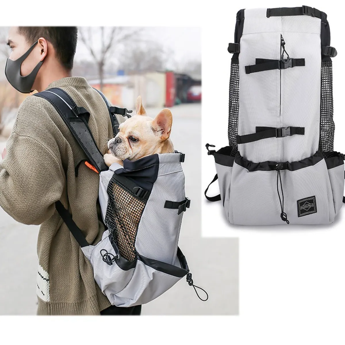 ZG STORE - Mochila Porta Perro Paseo Caminar Bicicleta Moto Talla 10kg