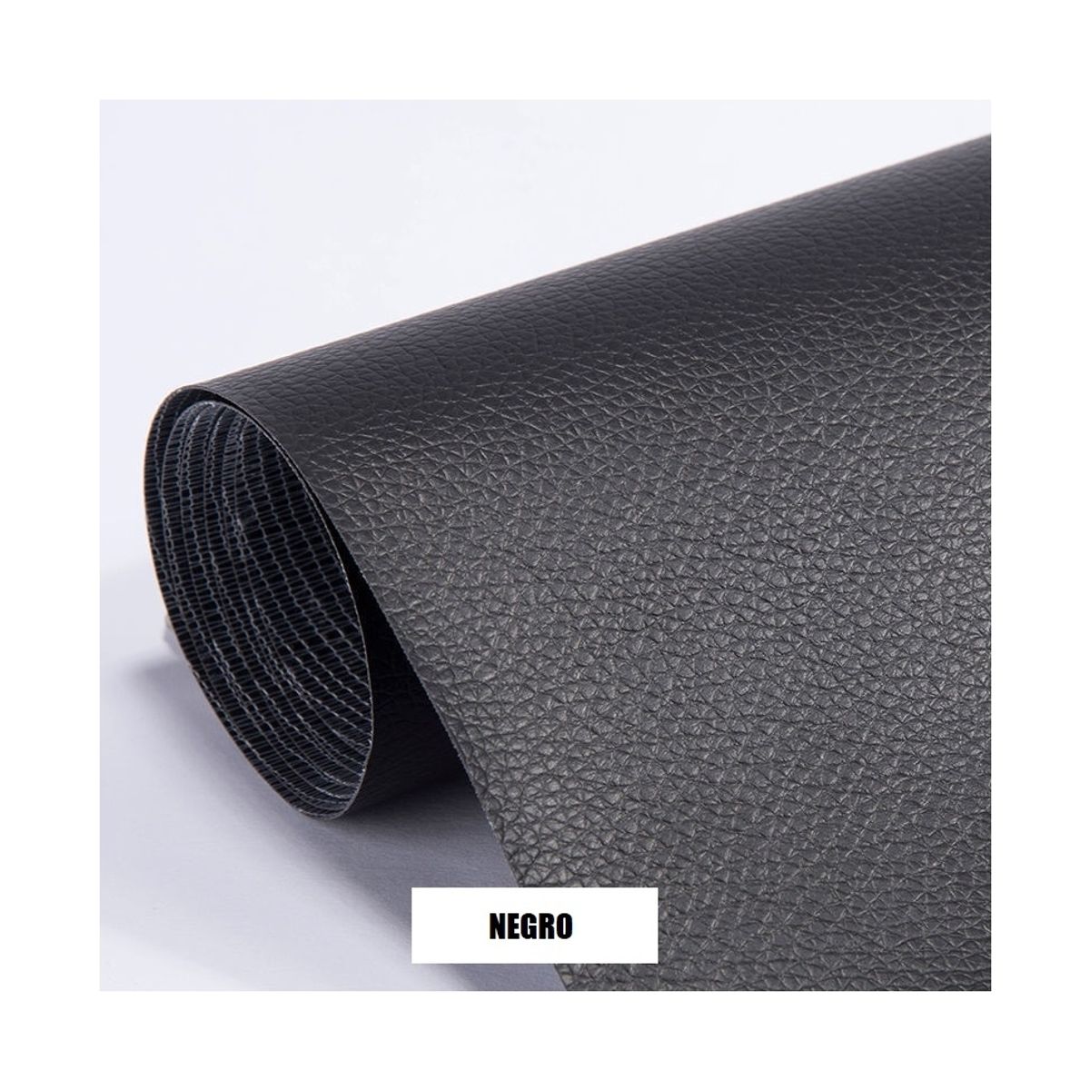 GENERICO - Parche Adhesivo Cuero Impermeable 50x68 Negro Sofás Autoreparación