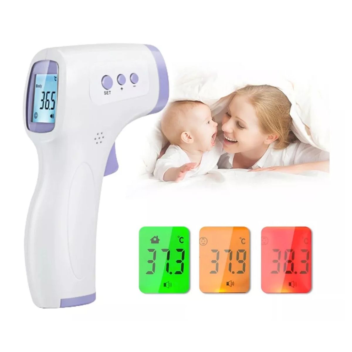 GENERICO - Termometro Infrarrojo Digital Sin Contacto Bebe