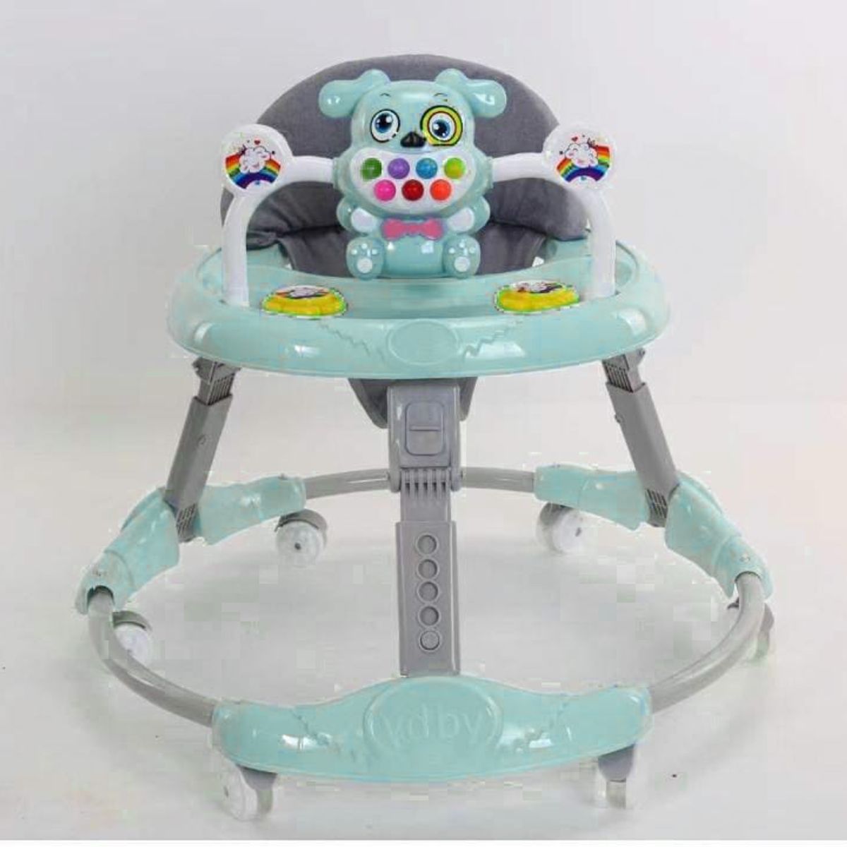 GENERICO - ANDADOR PARA BEBES MUSICAL  PLEGABLE  MODELO PERRITO VERDE