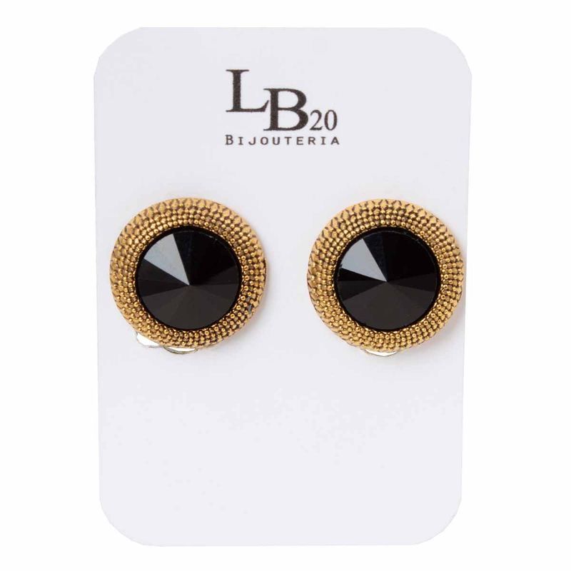 BIJOUTERIA LB20 SPA - Aros Clip Diseño 51 - Dorado