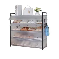 GENERICO - Zapatero organizador 16 pares con cobertor