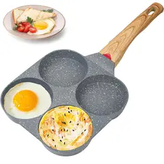 AIZO - Sartén Antiadherente Para Tortillas Cuatro Agujeros Cocina