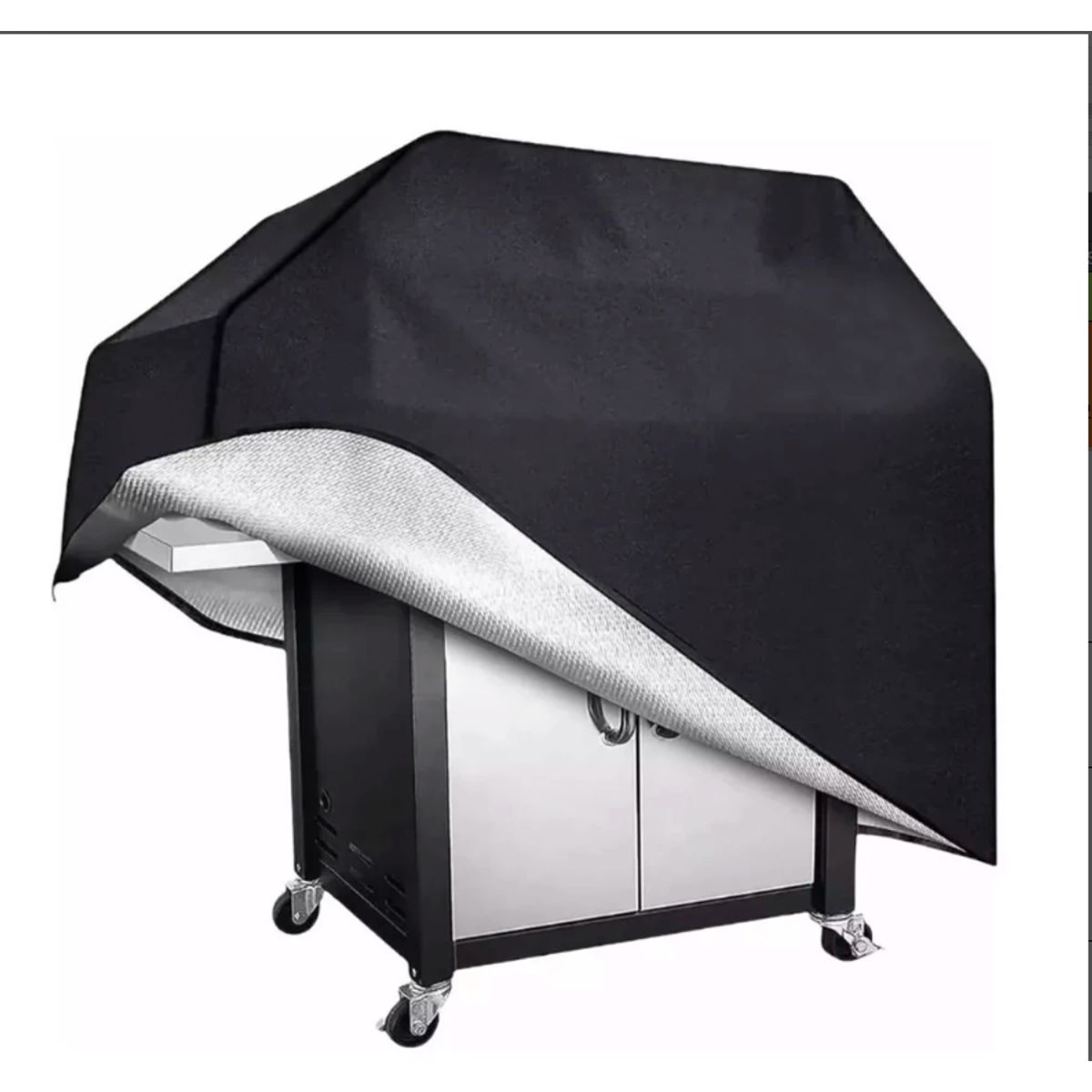 AIZO - AIZO Cubierta Parrilla 210D 145x61x117cm Negro