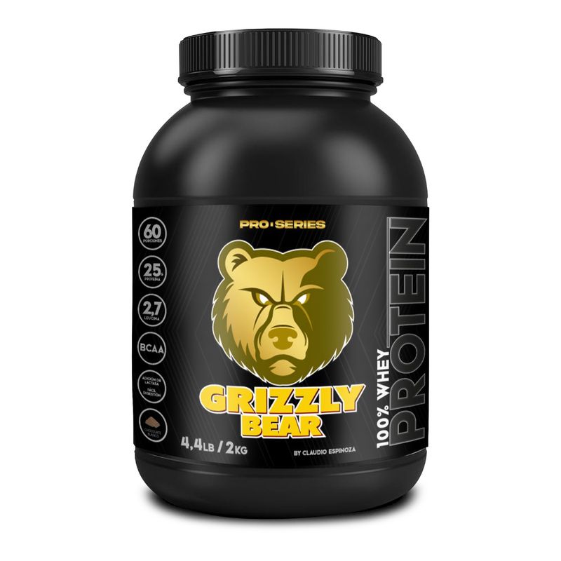 GRIZZLY - Proteína Grizzly Bears 2 kg  - Dulce de leche - 60 serv.