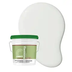 PINTURAS PANORAMICA LTDA - Esmalte al Agua con Cobre Satinado Blanco Balde