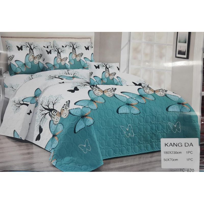 GENERICO - Cobertor Quilt De Verano Reversibles 1.5 Plaza