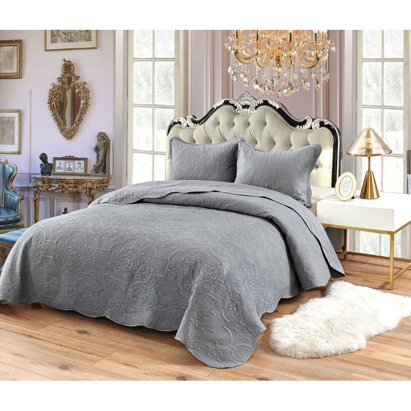 GENERICO - Cobertor Quilt De Verano Reversibles 1.5 Plaza