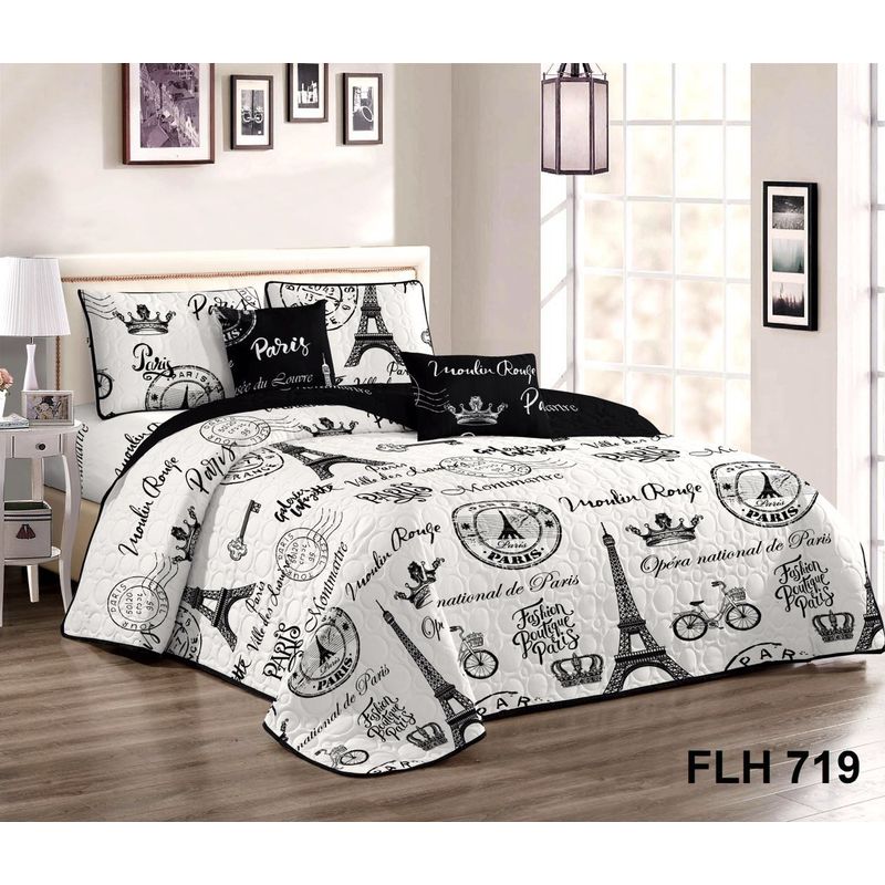 GENERICO - Cobertor Quilt De Verano Reversibles 1.5 Plaza