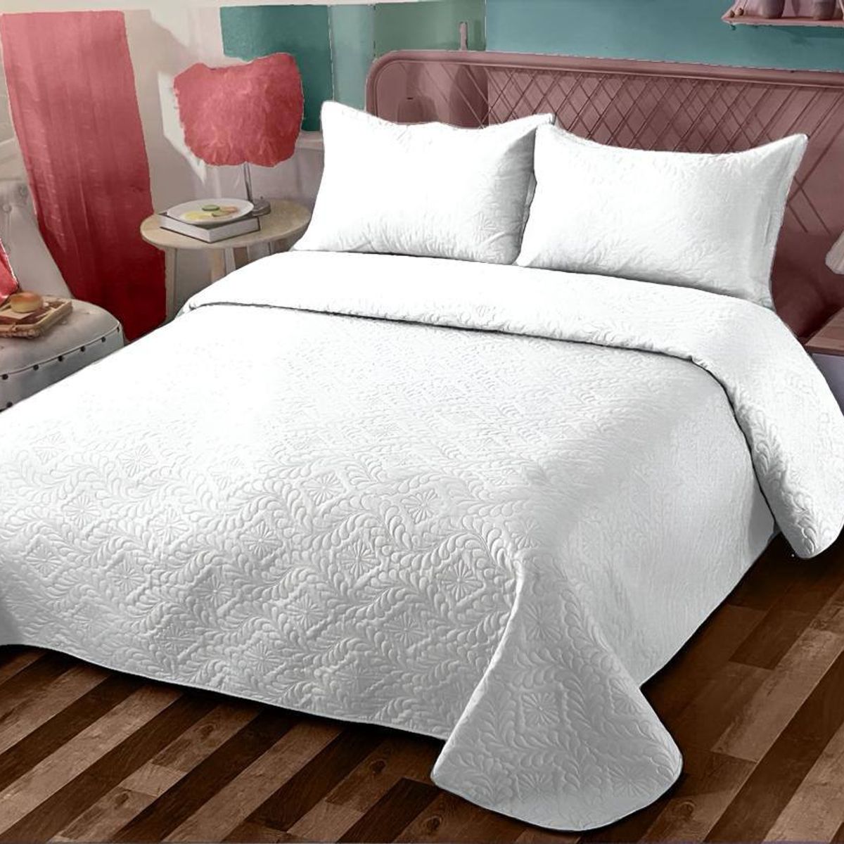GENERICO - Cobertor Quilt De Verano Reversibles 1.5 Plaza