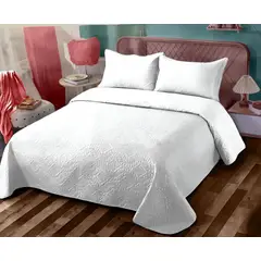 GENERICO - Cobertor Quilt De Verano Reversibles 1.5 Plaza