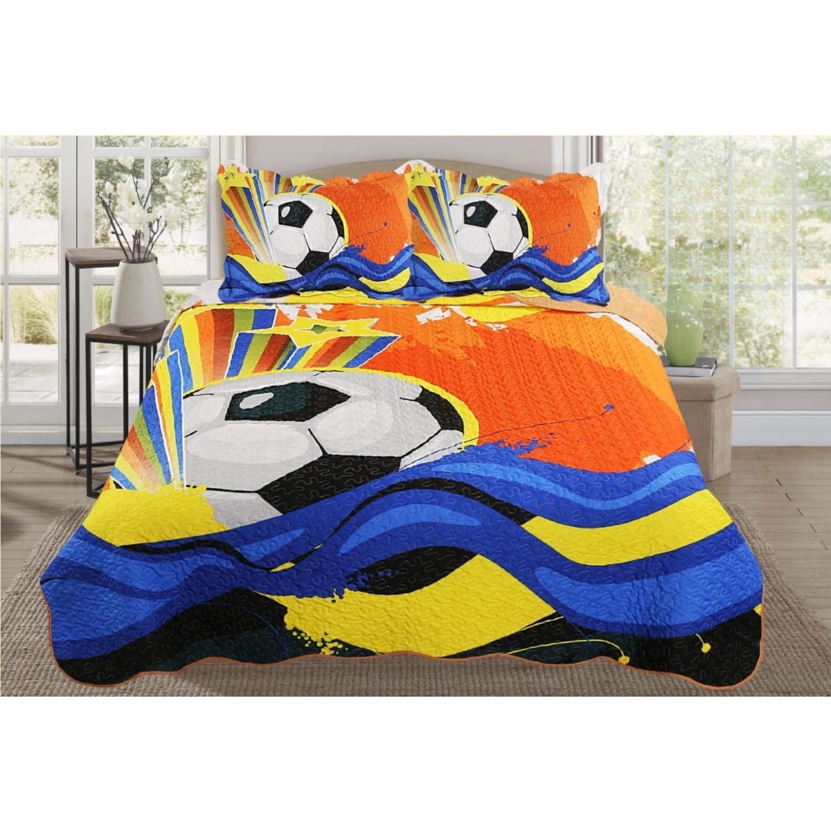 GENERICO - Cobertor Quilt De Verano Reversibles 1.5 Plaza