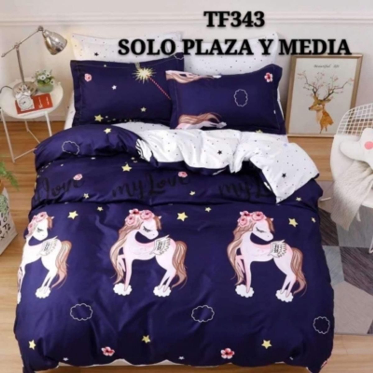 GENERICO - Cobertor Quilt De Verano Reversibles 1.5 Plaza