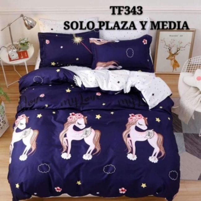 GENERICO - Cobertor Quilt De Verano Reversibles 1.5 Plaza