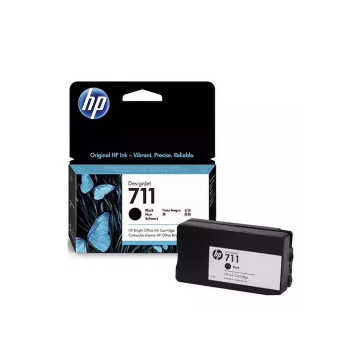 HP - Cartucho Tinta Hp 711 Negro 38 ml DesignJet Original HP