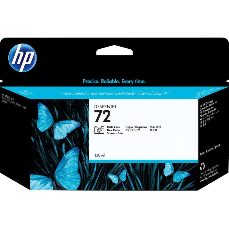 HP - Cartucho Tinta Hp 72 Negro Fotográfico DesignJet Original HP
