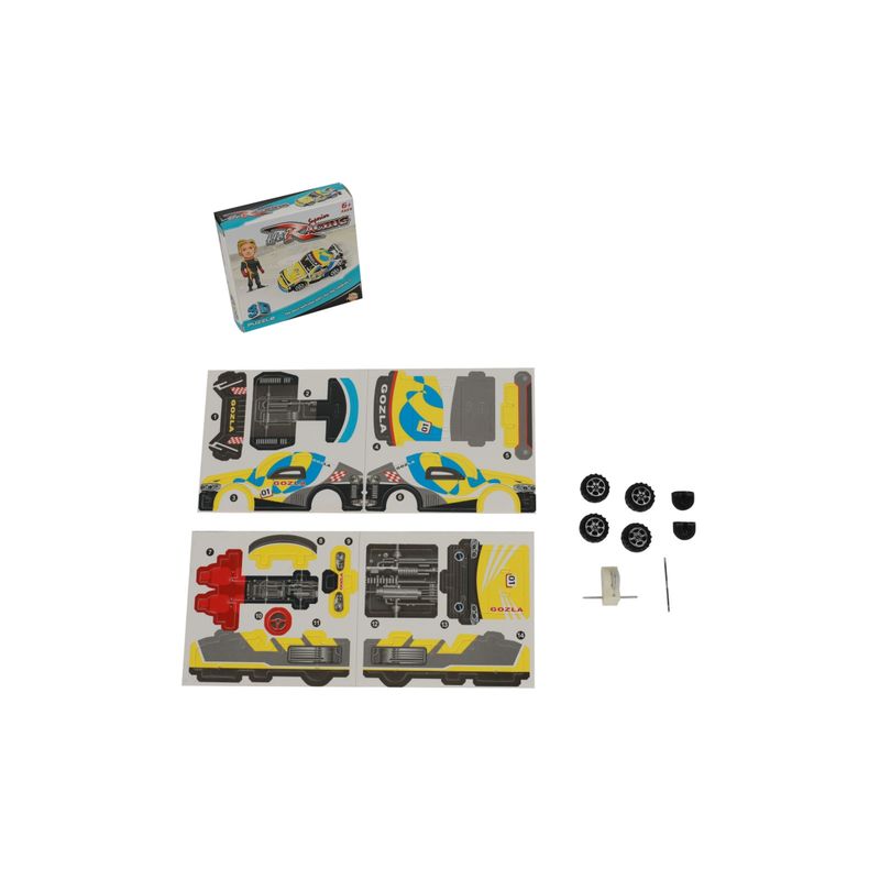 HOMEWELL - Puzzle 3D Auto de Carreras HOMEWELL