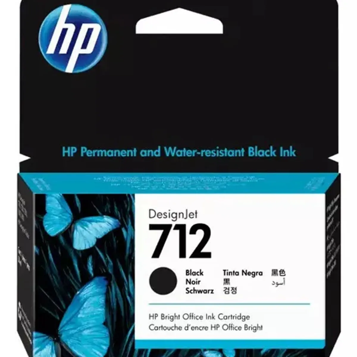 HP - Cartucho de Tinta HP DesignJet 712 Negro 38 ml Original HP