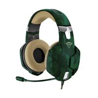 Audifonos Carus GXT 322C gaming headset Color verde TRUST GAMING GXT