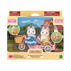 SYLVANIAN FAMILIES - Set Hermano Hermana Husky Bicicleta 5637