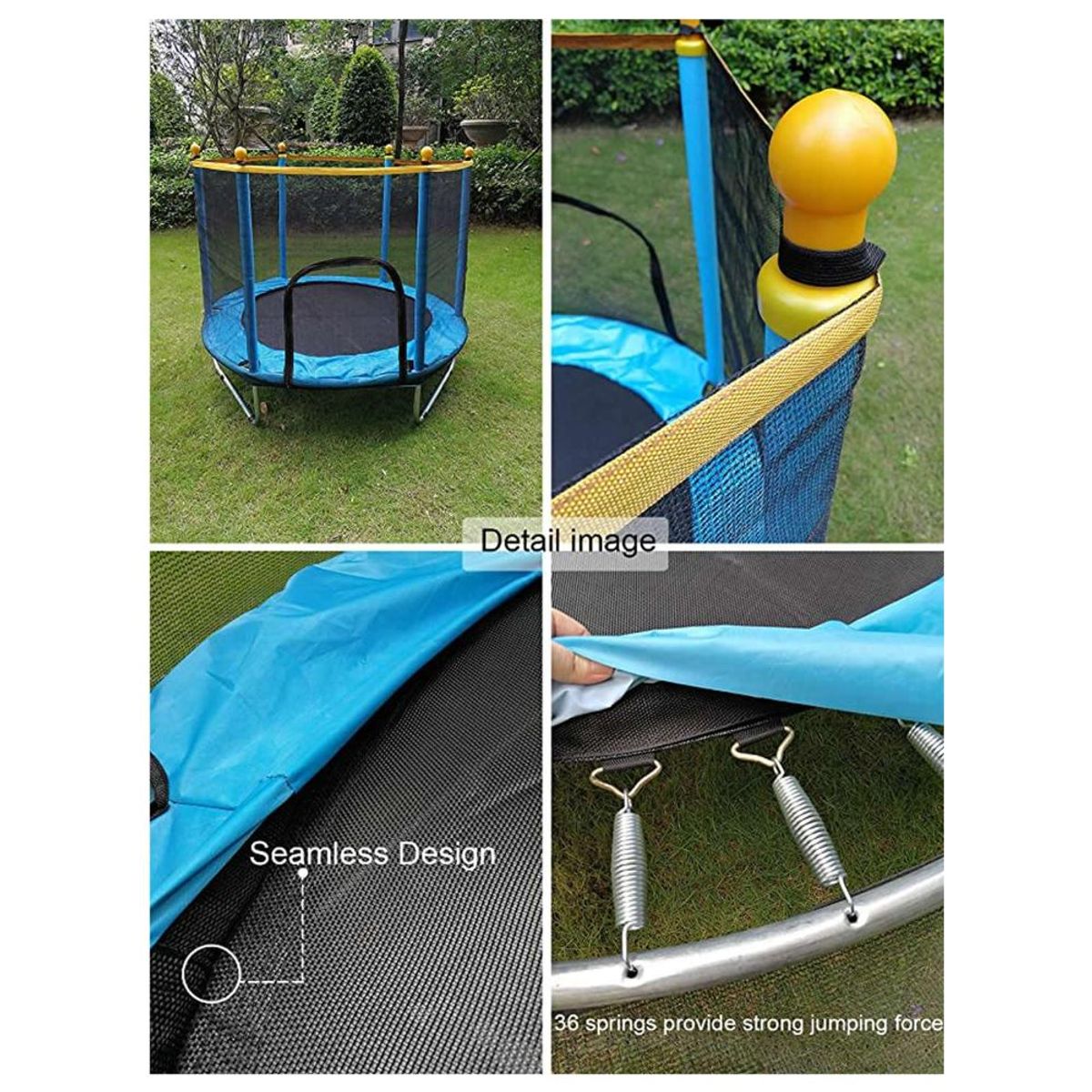 DETODOYMAS - Cama Elástica Trampolin Pará Niños 1.4m DETODOYMAS