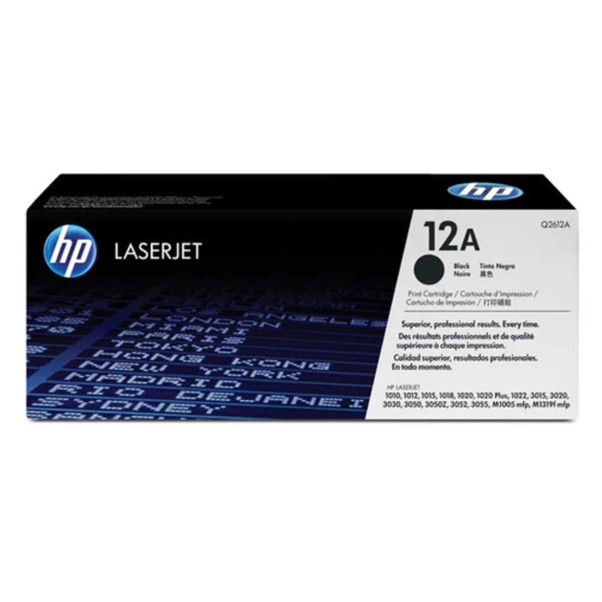 HP - Cartucho de Tóner HP LaserJet 12A Negro 2000 pag Original HP