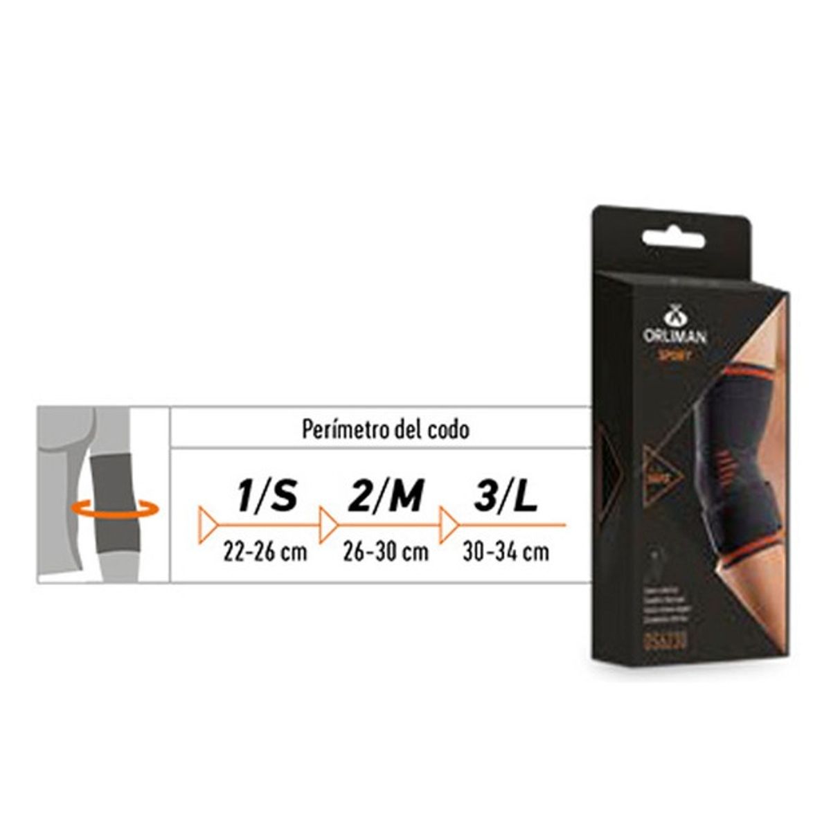 ORLIMAN - Codera Elástica Sport - Talla S